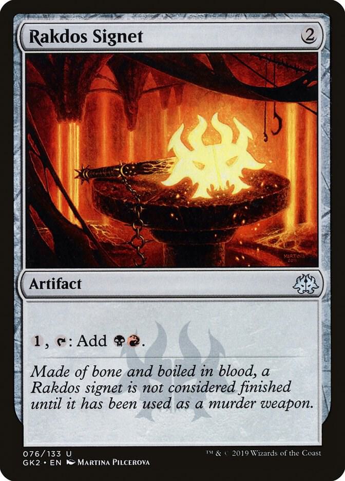 Rakdos Signet 76 card from Ravnica Allegiance: Guild Kits