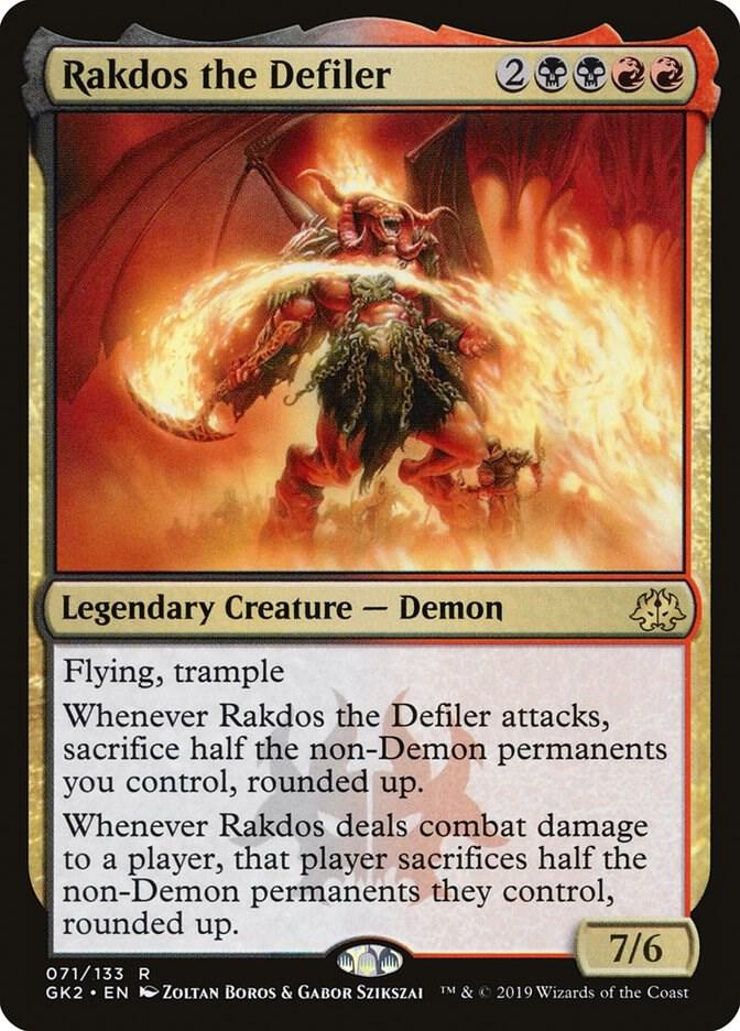 Rakdos the Defiler 71 card from Ravnica Allegiance: Guild Kits