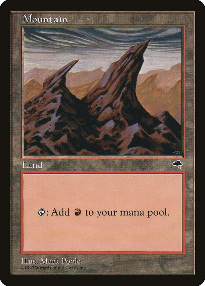 Mountain (Right) 344 card from Tempest