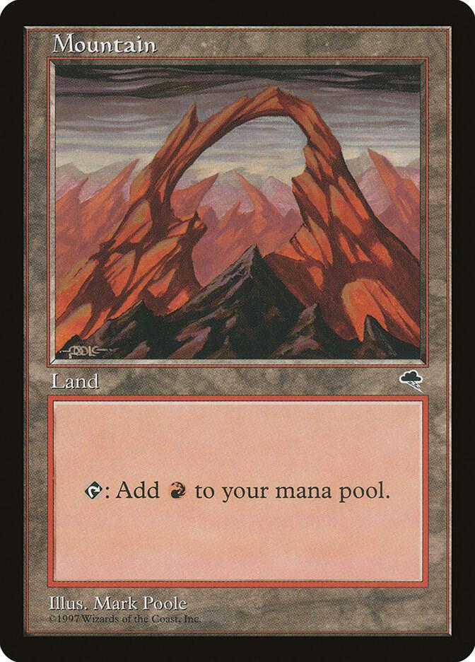 Mountain (Joined) 345 card from Tempest