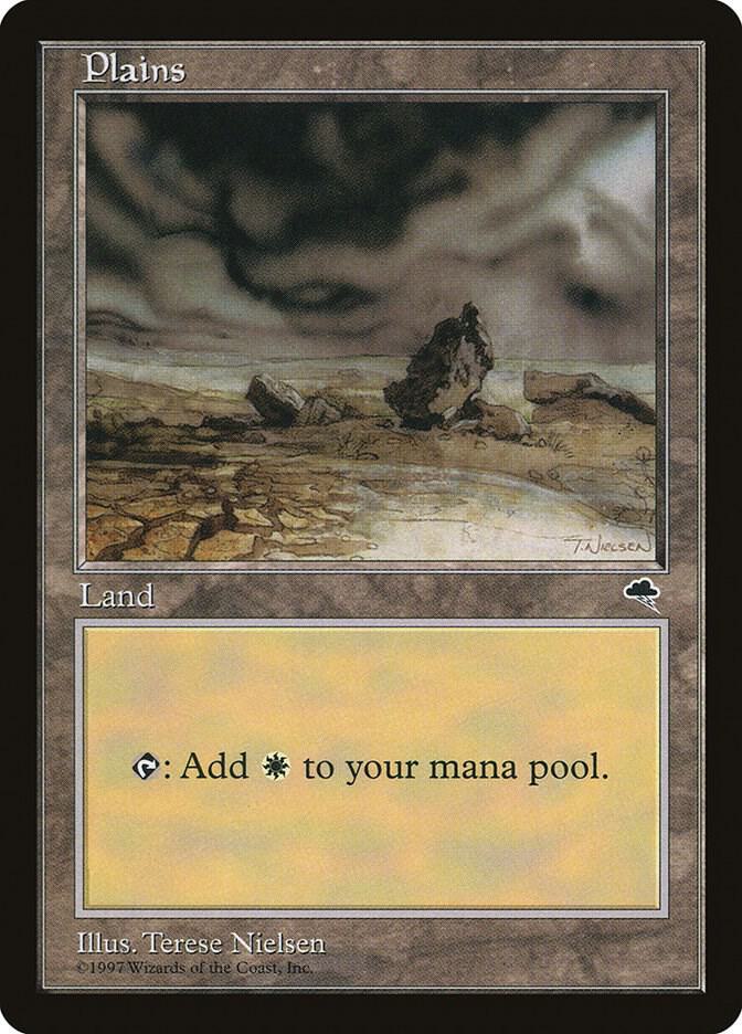 Plains (Rocks) 331 card from Tempest