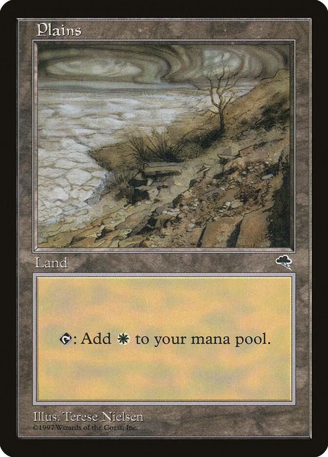 Plains (Dead Tree) 332 card from Tempest