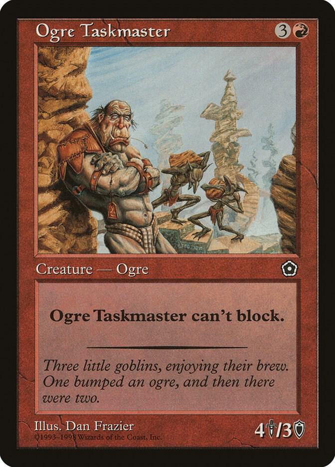 Ogre Taskmaster card from Portal Second Age