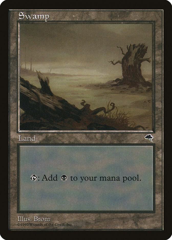 Swamp (Horizontal Log) 340 card from Tempest