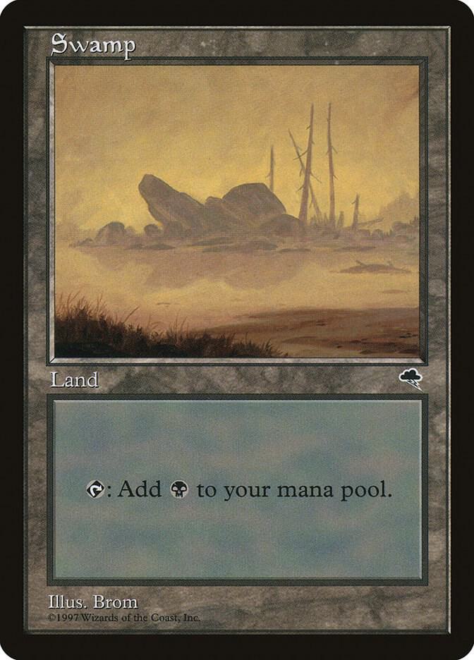 Swamp (Boulder) 341 card from Tempest