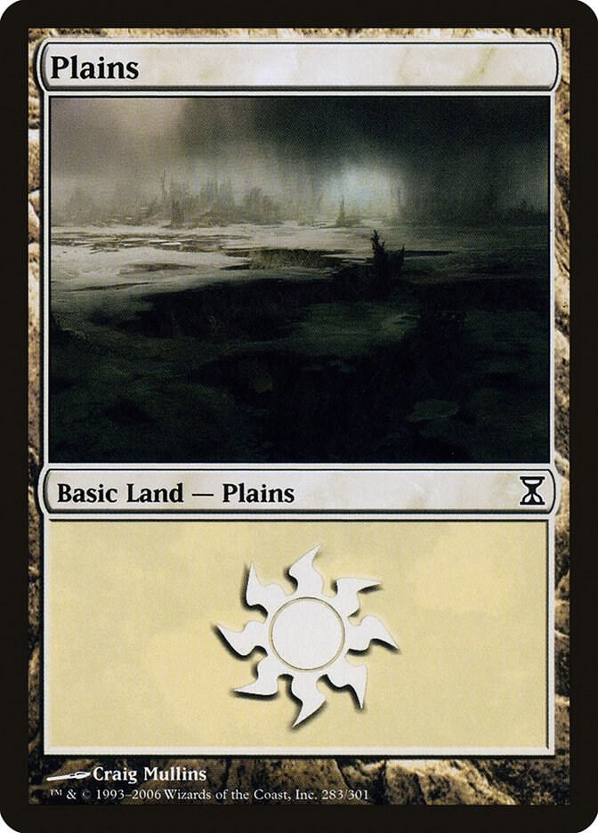 Plains 283 card from Time Spiral