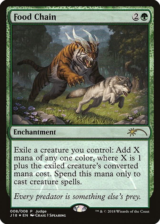Food Chain 8 card from Judge Promos