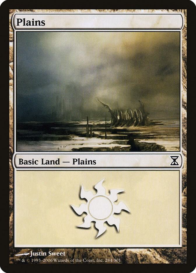 Plains 284 card from Time Spiral