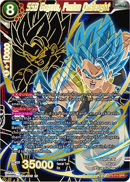 SSB Gogeta, Fusion Onslaught (SPR) BT6-014_SPR card from Destroyer Kings