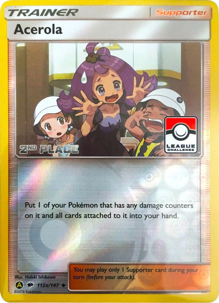 Acerola (League Challenge) [2nd Place] 112a/147 card from League & Championship Cards
