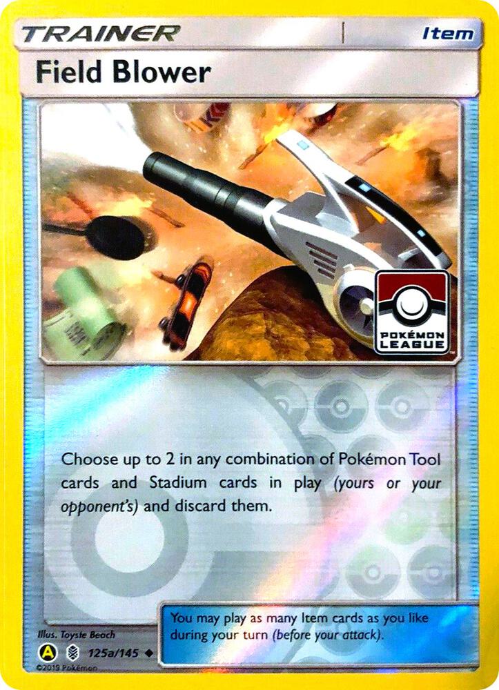 Field Blower (Pokemon League) 125a/145 card from League & Championship Cards