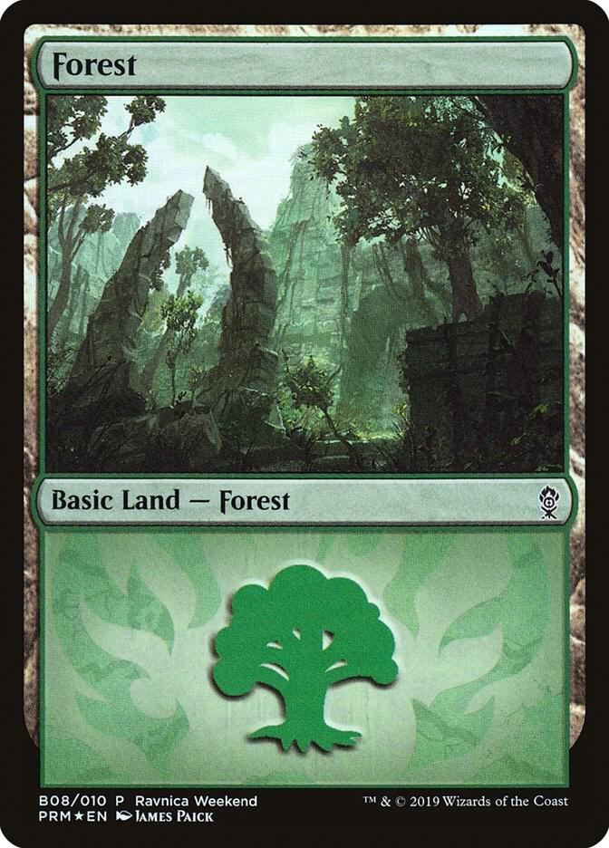 Forest - Gruul (B08) 8 card from Launch Party & Release Event Promos
