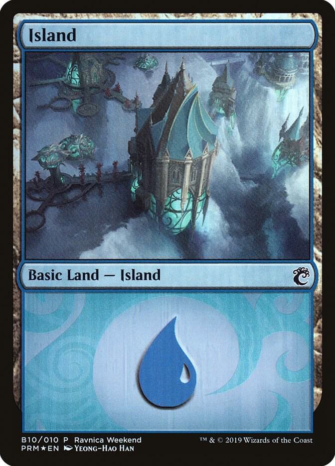 Island - Simic (B10) 10 card from Launch Party & Release Event Promos