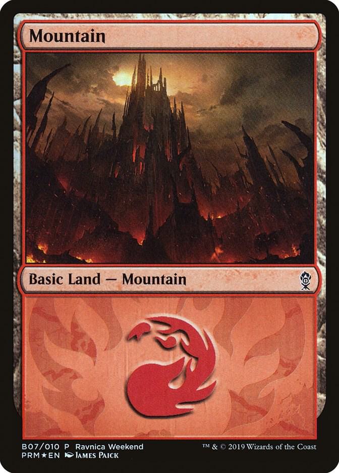 Mountain - Gruul (B07) 7 card from Launch Party & Release Event Promos