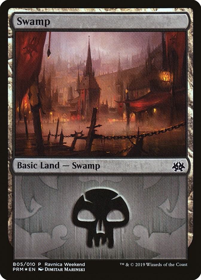 Swamp - Rakdos (B05) 5 card from Launch Party & Release Event Promos