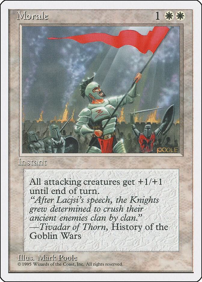 Morale card from Fourth Edition