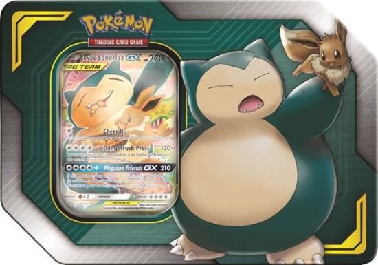 TAG TEAM Tin [Eevee & Snorlax GX] card from SM - Team Up
