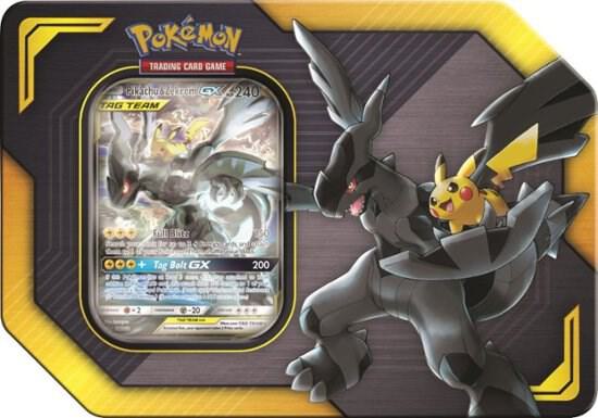 TAG TEAM Tin [Pikachu & Zekrom GX] card from SM - Team Up