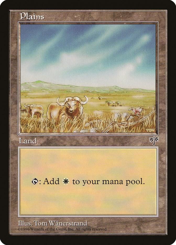 Plains (Buffalo) card from Mirage