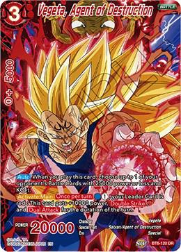 Vegeta, Agent of Destruction BT6-120 card from Destroyer Kings