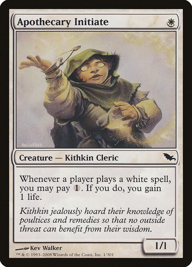 Apothecary Initiate 1 card from Shadowmoor