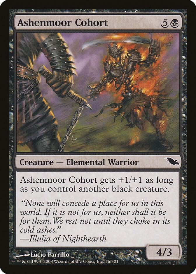 Ashenmoor Cohort 56 card from Shadowmoor