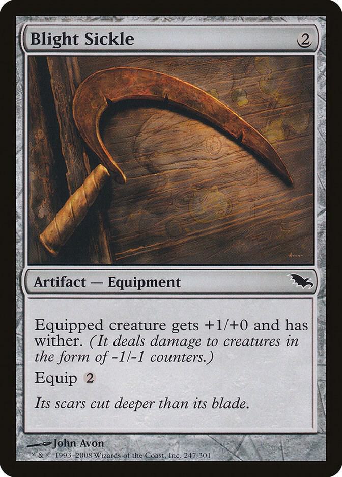 Blight Sickle 247 card from Shadowmoor