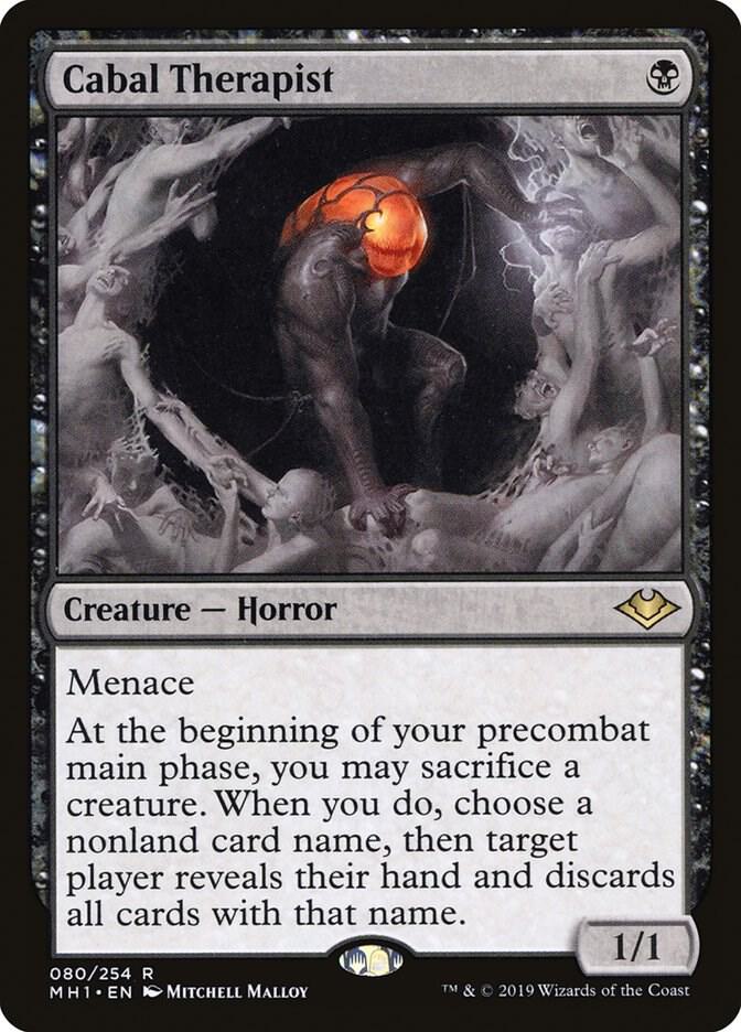 Cabal Therapist 80 card from Modern Horizons
