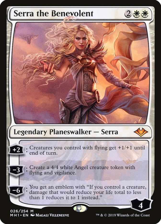 Serra the Benevolent 26 card from Modern Horizons