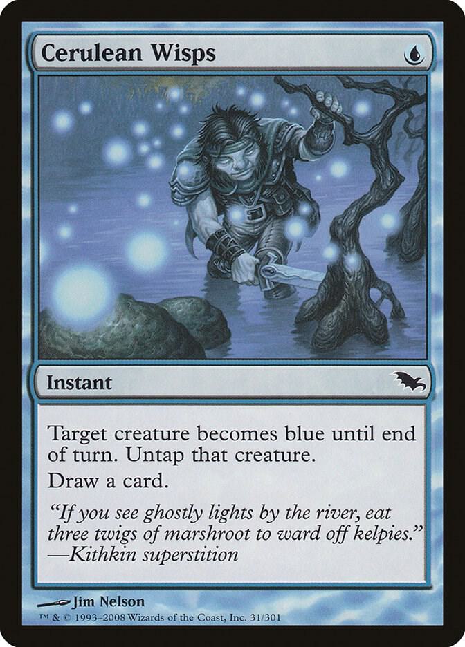 Cerulean Wisps 31 card from Shadowmoor