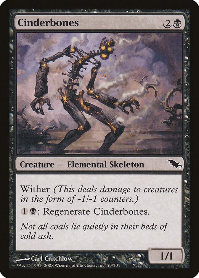 Cinderbones 59 card from Shadowmoor