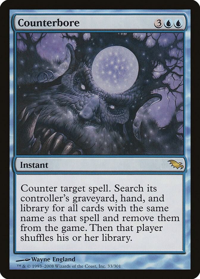 Counterbore 33 card from Shadowmoor