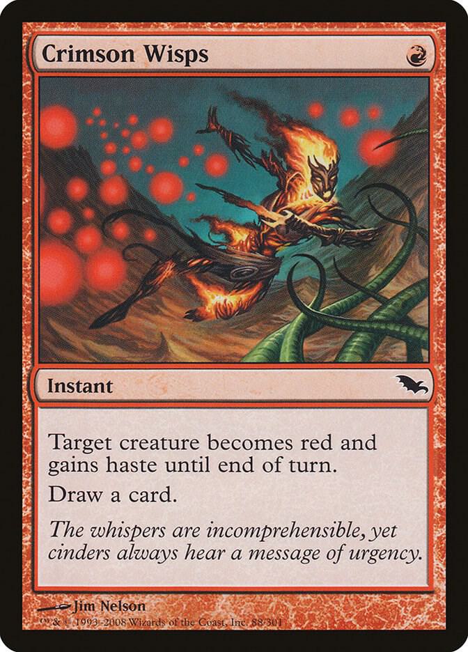 Crimson Wisps 88 card from Shadowmoor