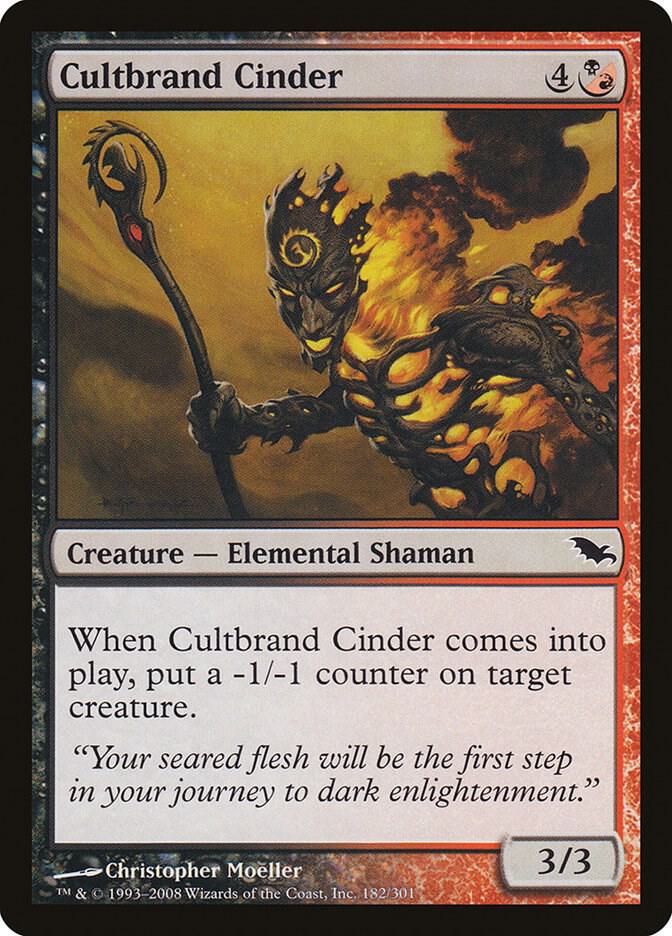 Cultbrand Cinder 182 card from Shadowmoor