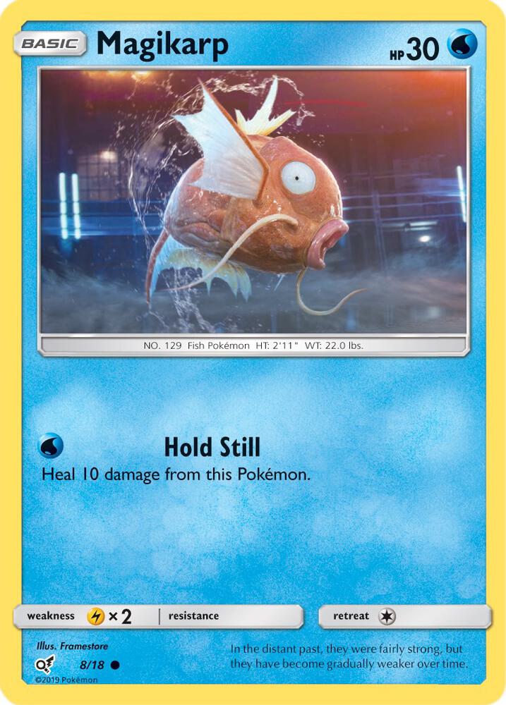 Magikarp (Holo Common) 8/18 card from Detective Pikachu