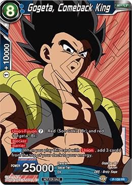 Gogeta, Comeback King (Broly Pack Vol. 3) P-109 card from Promotion Cards