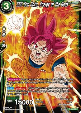 SSG Son Goku, Energy of the Gods (Special Pack Set 6) P-094 card from Promotion Cards