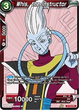 Whis, the Instructor P-103 card from Promotion Cards