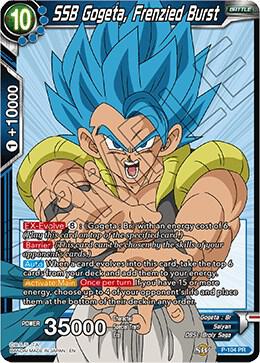 SSB Gogeta, Frenzied Burst P-104 card from Promotion Cards