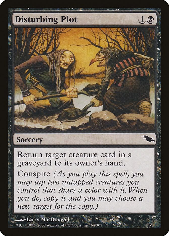 Disturbing Plot 64 card from Shadowmoor