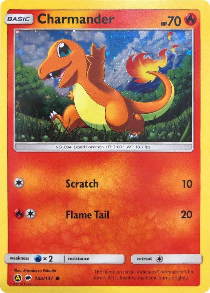 Charmander - 18a/147 018a/147 card from Alternate Art Promos