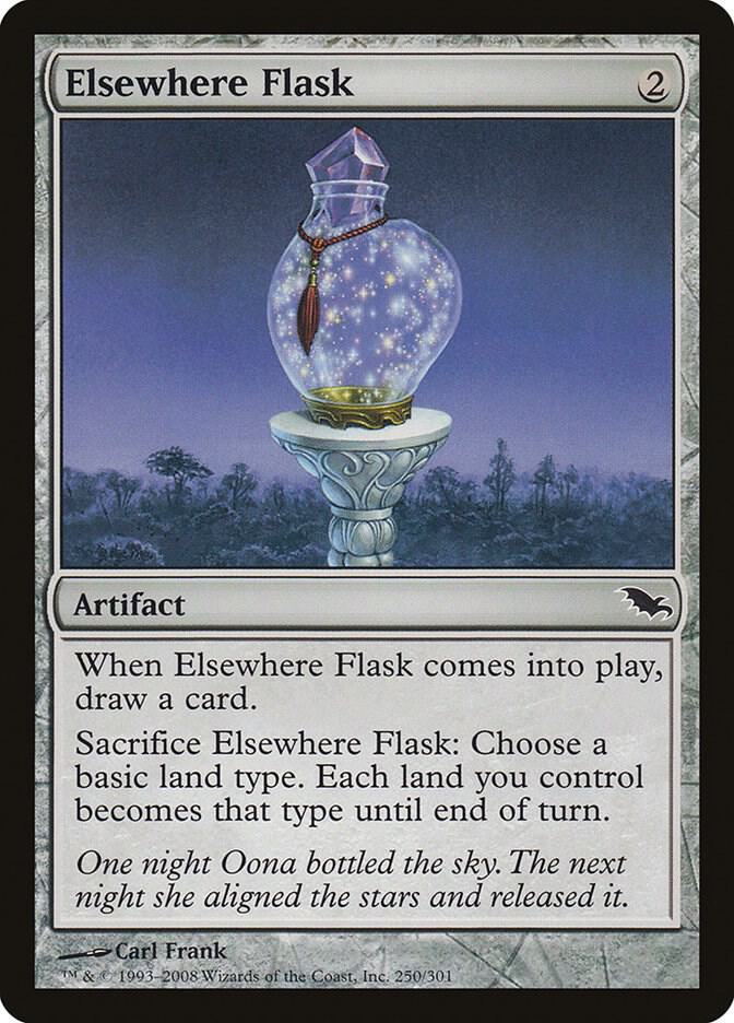 Elsewhere Flask 250 card from Shadowmoor