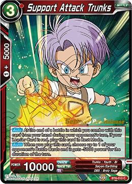 Support Attack Trunks BT6-010_PR card from Destroyer Kings Pre-Release Cards