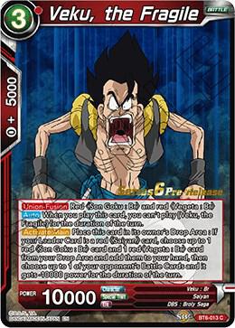 Veku, the Fragile BT6-013_PR card from Destroyer Kings Pre-Release Cards