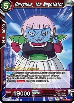 Berryblue, the Negotiator BT6-019_PR card from Destroyer Kings Pre-Release Cards