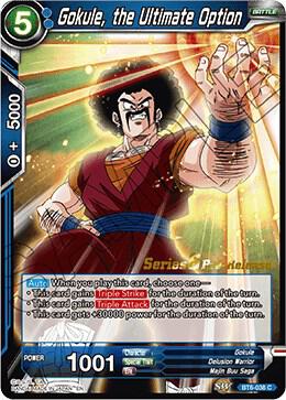 Gokule, the Ultimate Option BT6-038_PR card from Destroyer Kings Pre-Release Cards