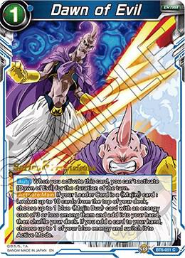 Dawn of Evil BT6-051_PR card from Destroyer Kings Pre-Release Cards