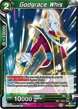 Godgrace Whis BT6-058_PR card from Destroyer Kings Pre-Release Cards