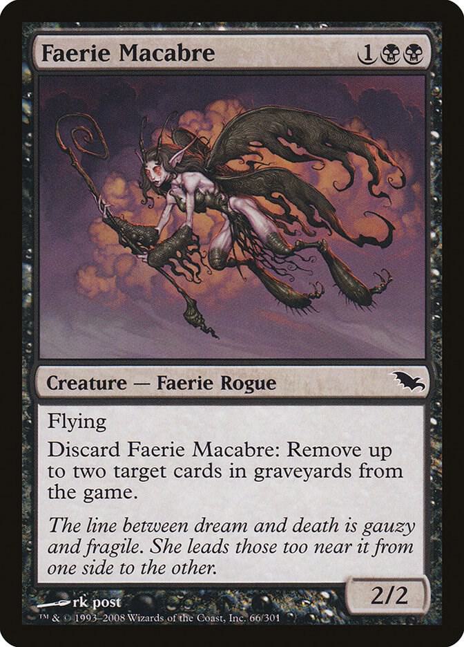 Faerie Macabre 66 card from Shadowmoor