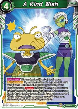 A Kind Wish BT6-075_PR card from Destroyer Kings Pre-Release Cards
